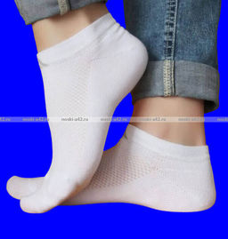 Цена за 5 пар.5 ПАР - ЮстаТекс носки женские 2с19 спортивные сетка укороченные Ассорти - 5 ПАР