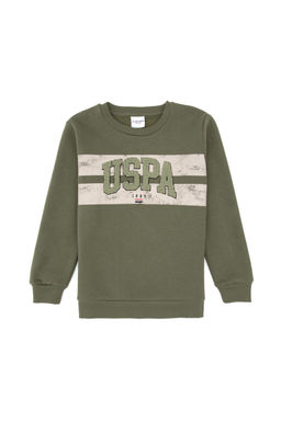 Erkek _ocuk Haki Pijama Tak_m_ Sepette S_rpriz _ndirim - U.s. polo assn фото 2