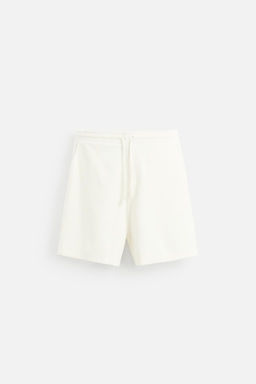 TEXTURE JOGGER BERMUDA SHORTS - Zara фото 7