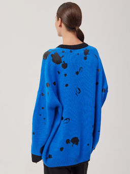 Джемпер женский 1231153005 blue/black - Eleganzza фото 5
