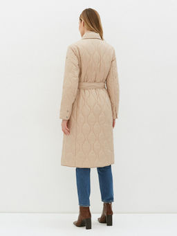 Conso/SL 220117 - light beige Утепленное Пальто  фото 6