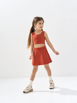 Топ укороченный "Терракот"