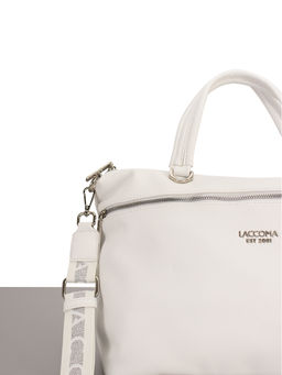 LACCOMA сумка Моника-Л815-белый эко кожа хлопок  фото 6