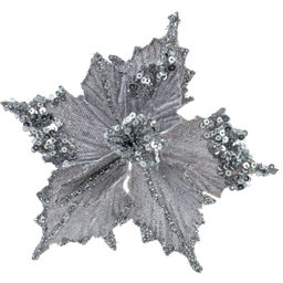 Цветок искусственный "Пуансеттия", L13 W13 H15 см Цветок искусственный "Пуансеттия", L13 W13 H15 см