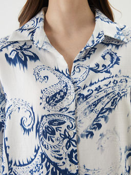 Desenli Oversize Kad?n G?mlek