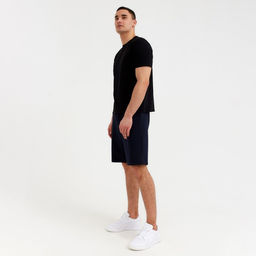 Футболка мужская MINAKU: Basic line MAN чёрная, размер 52