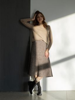 юбка на подкладке в составе шерсть - Трика фото 3