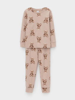 К 1552/нюдовый беж,милые мишки пижама дет - Crockid фото 2