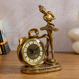 Часы настольные интерьерные каминные «Балерина», h=28 см