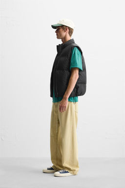 RUBBERISED PUFFER GILET - Zara фото 12