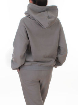 006 GRAY Костюм спортивный зимний женский (95% хлопок, 5% полиэстер)