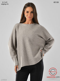 Тёплая однотонная кофта - Bruno фото 4