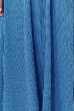 TRENDYOLMILLA Kahverengi Belden Ac?lan Ust Bedeni Gipeli Tek Omuz Midi Dokuma Elbise TWOSS23EL01830  фото 20