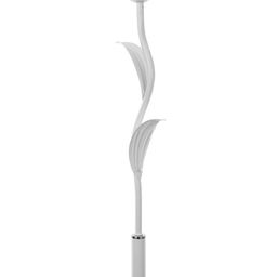 Торшер напольный BayerLux «Мария», 1×15 Вт, Е27, белый, 29×29×147.5 см