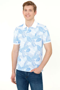 U. S. Polo Assn Мужская темно-синяя футболка с воротником-поло - U.s. polo assn фото 9