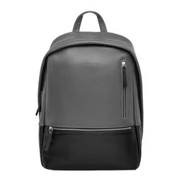 Кожаный рюкзак Adams Grey/Black