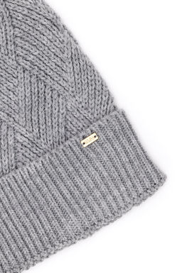 Женский серый меланжевый берет Неожиданная скидка в корзине