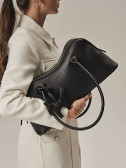 Кожаная сумка Jockey DBR 31168 черный