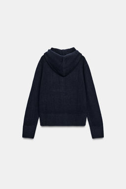 100% WOOL HOODIE - Zara фото 7