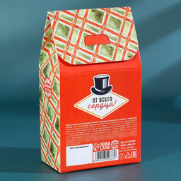 Кофе молотый Лучшему мужчине, вкус: лесной орех, арабика с кофеином, 30 г. - Фабрика счастья фото 4