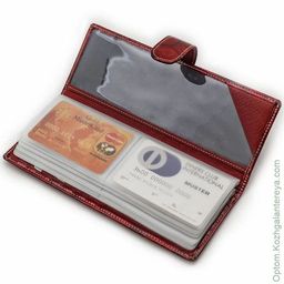 Женская кожаная визитница Sergio Valentini СВ 8133-075  фото 7