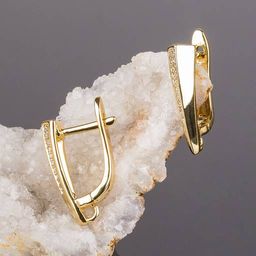 Швензы для сережек с Фианитами