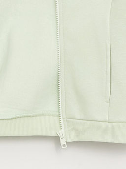 Kap??onlu Uzun Kollu Erkek Bebek Fermuarl? Sweatshirt - Waikiki фото 2