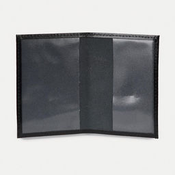 Обложка для пенсионного удостоверения, чёрная