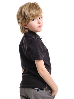 Футболка поло UD 0355 черный - Mini maxi фото 2