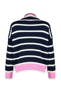 Lacivert Super Genis Kal?p Triko Kazak TWOAW24KZ00404 - Trendyolmilla фото 8