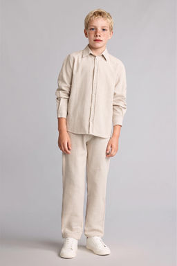 Regular %100 Pamuk Fit D_z Pa_a Pantolon Erkek _ocuk