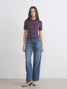 Bisiklet Yaka Kad?n Triko Kazak