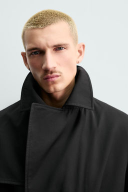 TRENCH WATER REPELLENT MANTECO® ORIGINS / Negro - Zara фото 6