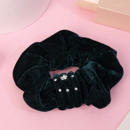 Цена за 3 шт. Резинка для волос «Орбита», бархат