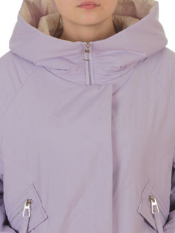 8008 LILAC Куртка демисезонная женская (100 гр. холлофайбер) - Фабричный китай фото 4