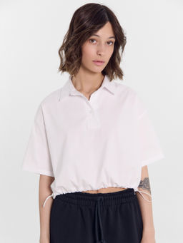 Поло женское в белом цвете белый 112964/1 - Mark formelle фото 2