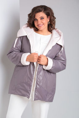 Куртка Diamant 1914-Р беж-какао фото 46