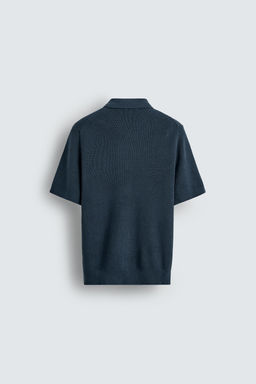 PURL KNIT POLO SHIRT - Zara фото 8