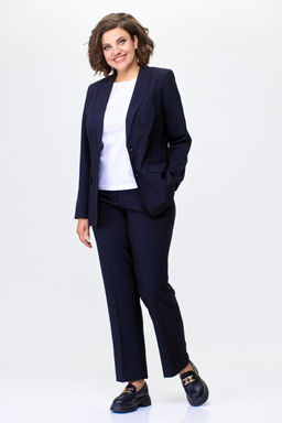 Костюм БелЭльСтиль 203/596 темно-синий однотон