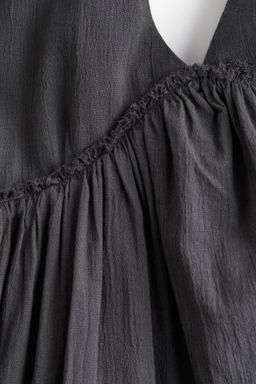 Vestido con efecto arrugado y lazada - H&m фото 2