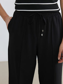 Beli Lastikli Loose Fit Kad?n Pantolon
