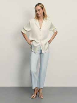 Джинсы straight укороченные / Zarina  фото 6