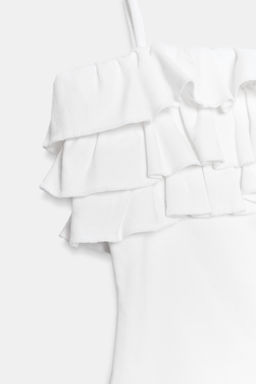 TOP TIRANTES VOLANTES / Blanco - Zara фото 9
