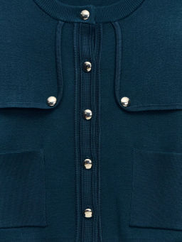 Вязаный джемпер из вискозы / Zarina фото 3