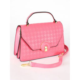 Сумка женская искусственная кожа Ch&K-1069, 1отд, плечевой ремень, розовый SALE 255051