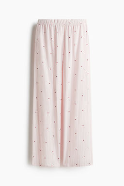 Pantal?n de pijama en franela de algod?n