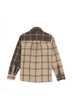 Светлая рубашка цвета хаки с длинным рукавом для мальчика - U.s. polo assn фото 7