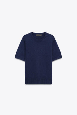 100% WOOL SHORT SLEEVE TOP - Zara фото 9