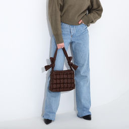 Сумка-мешок на молнии, длинный ремень, цвет коричневый - Simaland фото 7