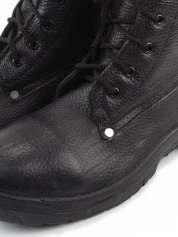 05-9010 BLACK Ботинки зимние мужские (натуральная кожа, искусственная кожа, искусственный мех)